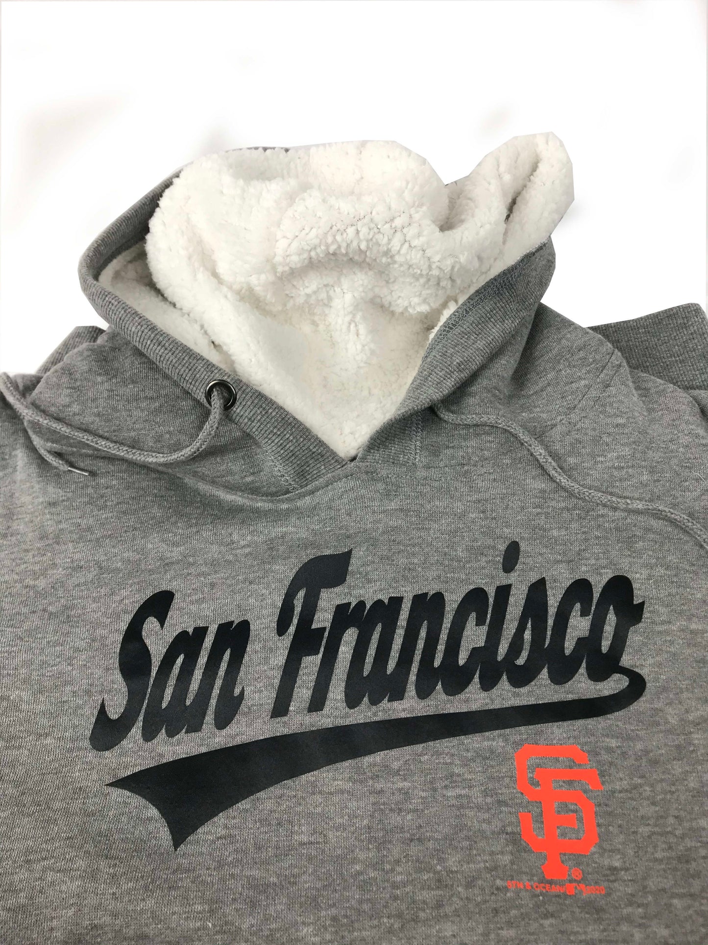 SAN FRANCISCO GIANTS WOMEN'S FOIL CITY NAME HOODIE SWEATER