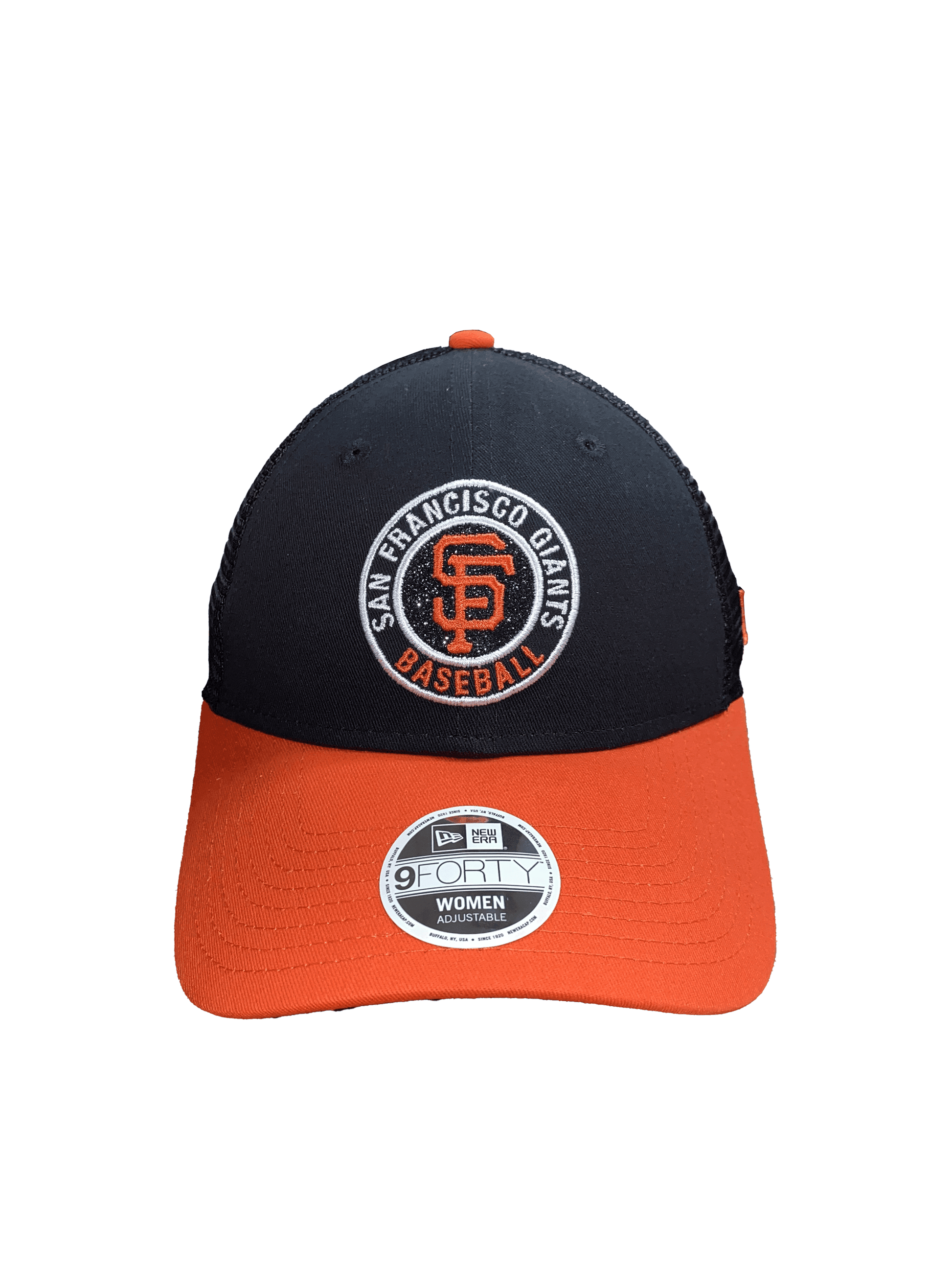 SAN FRANCISCO GIANTS WOMEN S GLITTER 9FORTY ADJUSTABLE HAT JR S