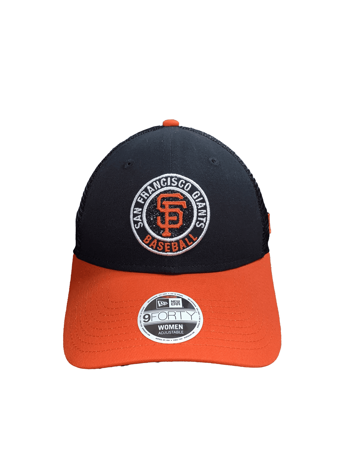 SAN FRANCISCO GIANTS WOMEN'S GLITTER 9FORTY ADJUSTABLE HAT