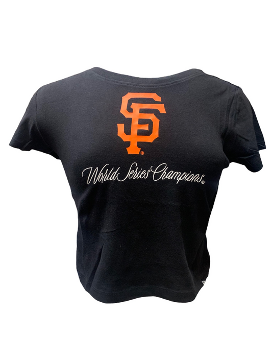 SAN FRANCISCO GIANTS WOMEN'S HISTORIC CHAMPS CROP TOP