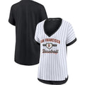 SAN FRANCISCO GIANTS MUJER ICONIC BIBLEND NOISE CAMISETA A RAYAS
