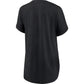 SAN FRANCISCO GIANTS WOMEN'S ICONIC BIBLEND NOISE PINSTRIPE T-SHIRT