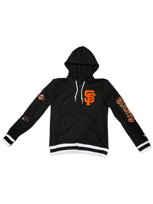 SUDADERA CON CAPUCHA Y CREMALLERA COMPLETA PARA MUJER SAN FRANCISCO GIANTS LOGO SELECT