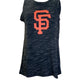 SAN FRANCISCO GIANTS WOMEN'S SPACE DYE SPLIT TANK