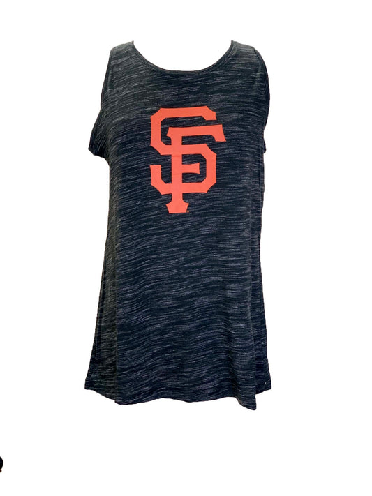 SAN FRANCISCO GIANTS WOMEN'S SPACE DYE SPLIT TANK