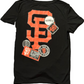 SAN FRANCISCO GIANTS WOMEN'S STAMPED FRONT KNOT T-SHIRT