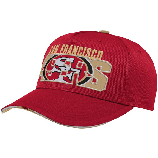 SAN FRANCISCO 49ERS YOUTH ON TREND PRECURVED SNAPBACK