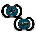 PACK DE 2 CHUPETES SAN JOSE SHARKS