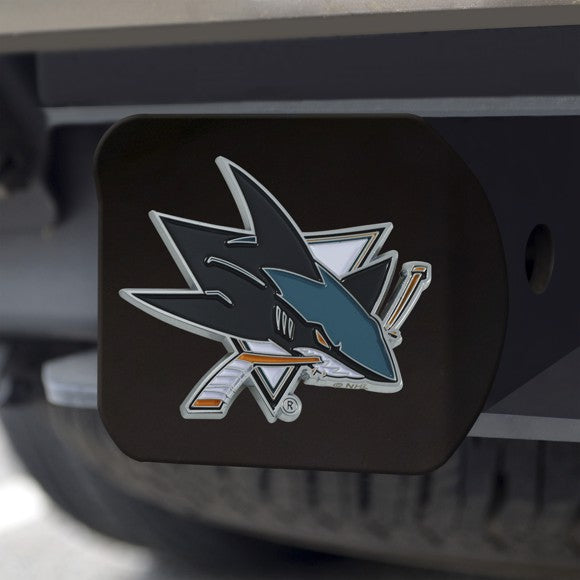 SAN JOSE SHARKS BLACK LOGO HITCH