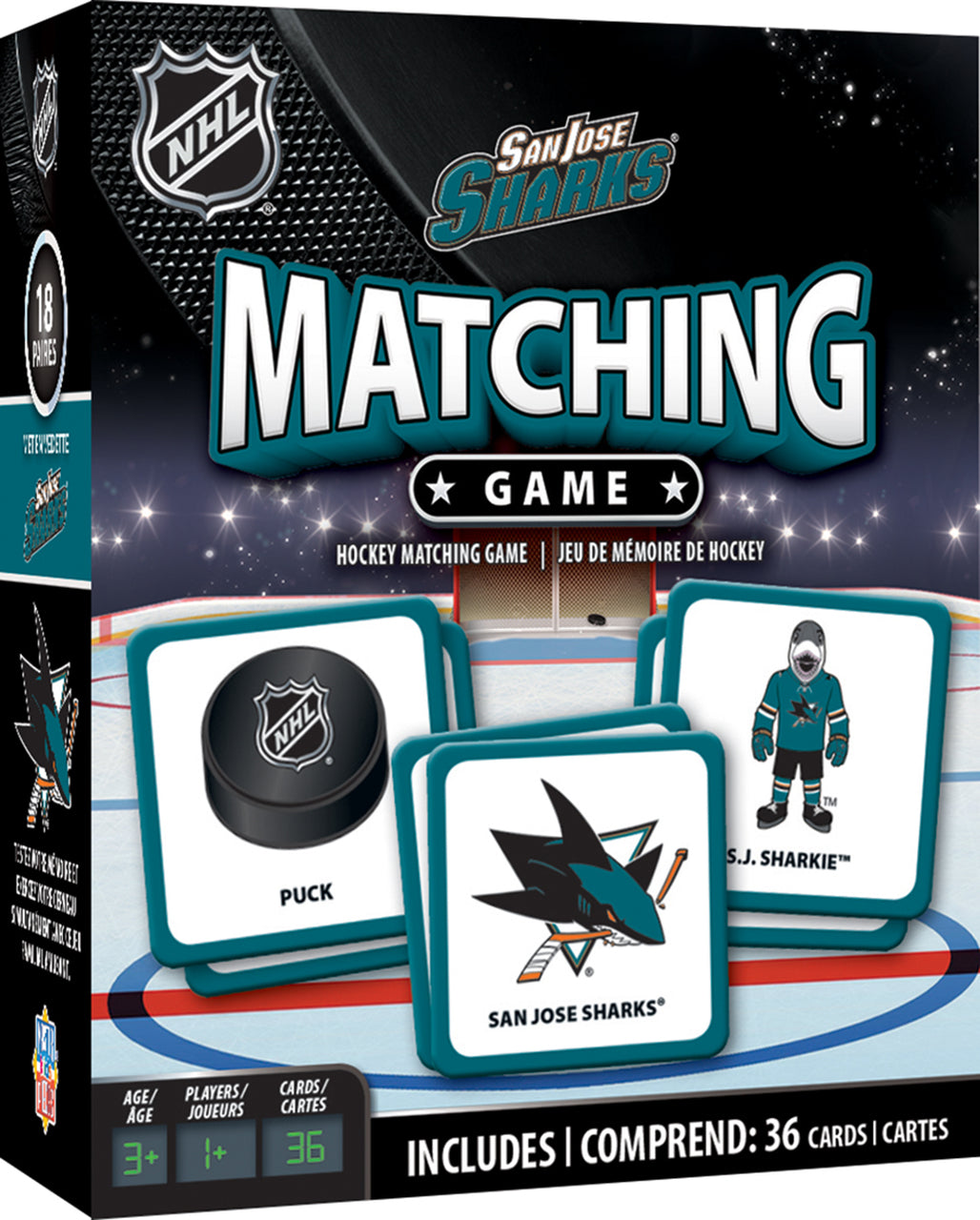 SAN JOSE SHARKS MATCHING GAME