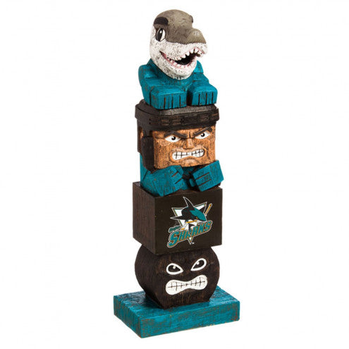 SAN JOSE SHARKS GARDEN TIKI TOTEM STATUE