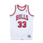 SCOTTIE PIPPEN CHICAGO BULLS MEN'S MITCHELL & NESS SWINGMAN JERSEY - WHITE