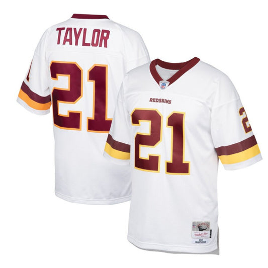 SEAN TAYLOR MEN'S 2007 MITCHELL & NESS WHITE PREMIER JERSEY