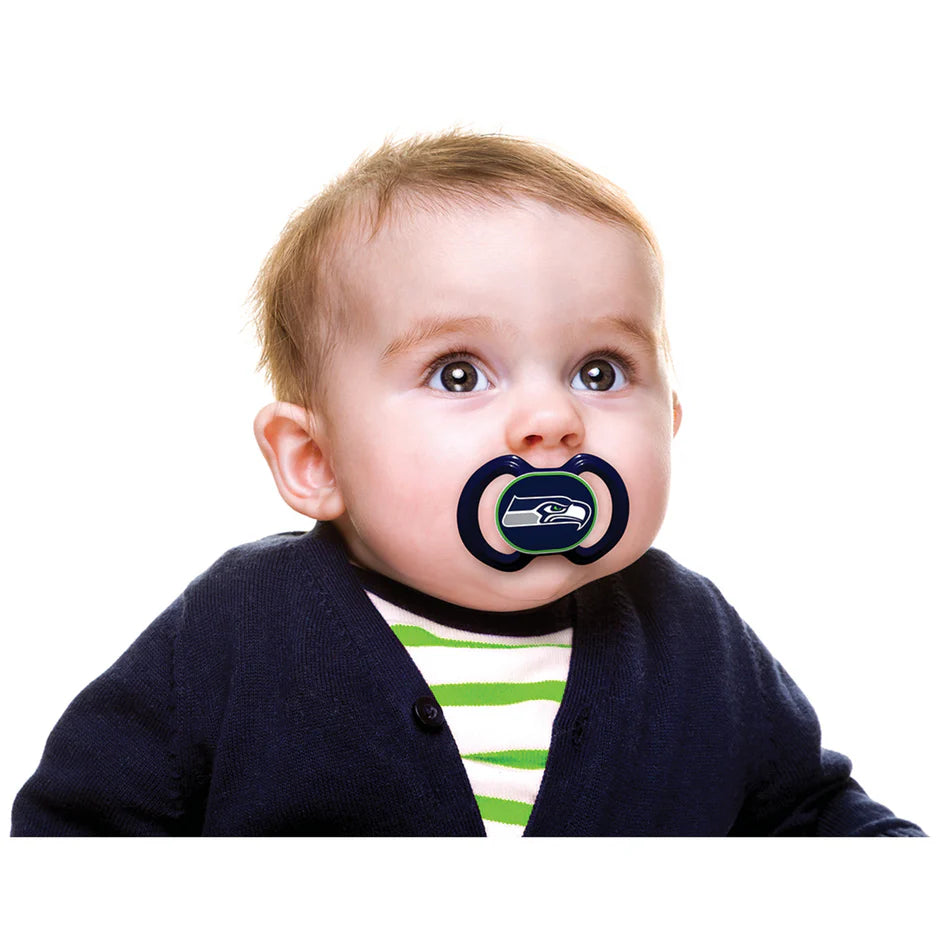 Seahawks Pacifiers SEATTLE SEAHAWKS 2-PACK PACIFIERS – JR'S SPORTS