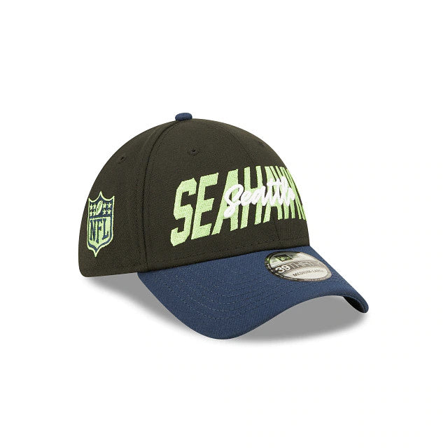 SEATTLE SEAHAWKS 2022 DRAFT 39THIRTY FLEX FIT HAT