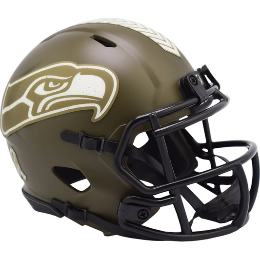 SEATTLE SEAHAWKS 2022 SALUTE TO SERVICE MINI SPEED HELMET