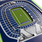 SEATTLE SEAHAWKS 3D STADIUM VIEW WOOD BANNER