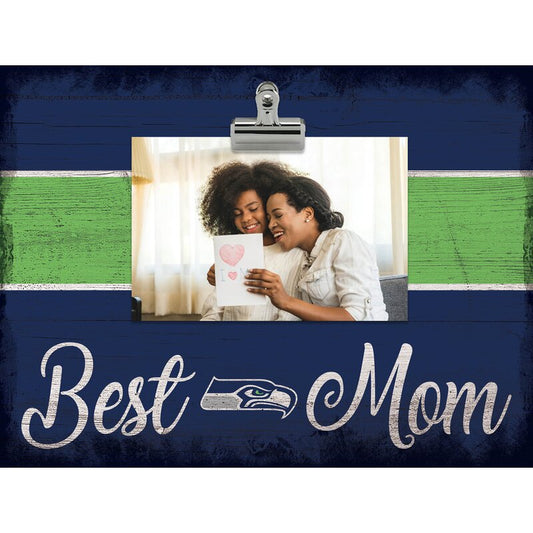 SEATTLE SEAHAWKS BEST MOM PHOTO CLIP FRAME