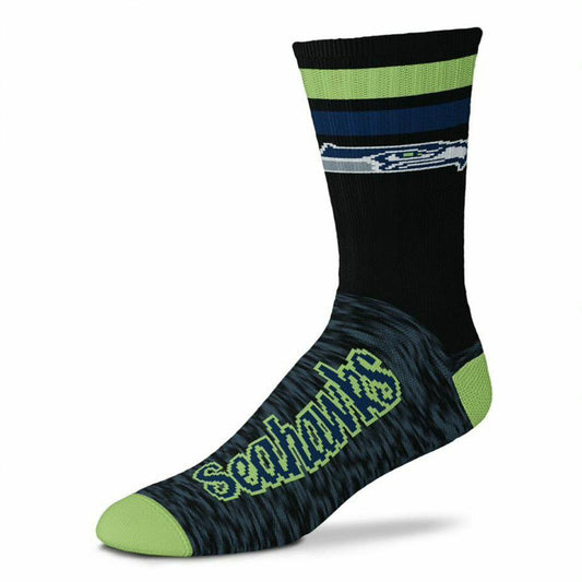 CALCETINES NEGROS CON ESCRITURA SEATTLE SEAHAWKS