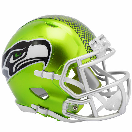 RÉPLICA DE CASCO SPEED DE TAMAÑO COMPLETO SEATTLE SEAHAWKS FLASH