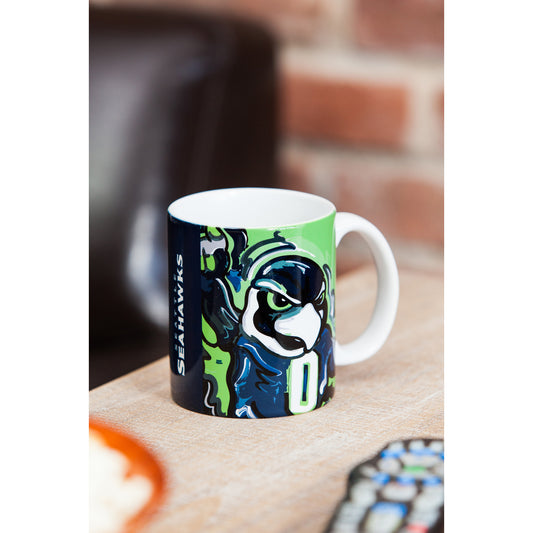 SEATTLE SEAHAWKS JUSTIN PATTERN MUG