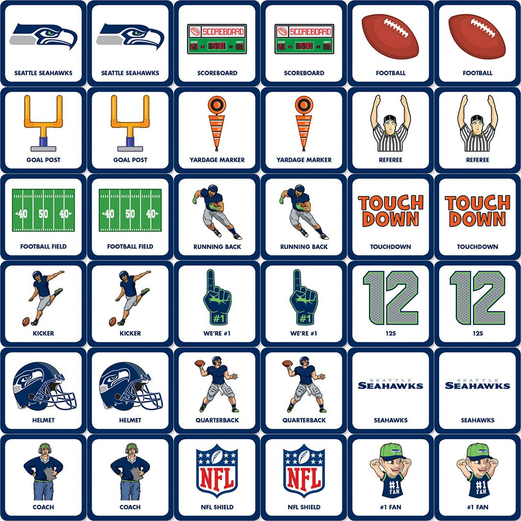 JUEGO DE COMBINACIÓN DE LOS SEAHAWKS DE SEATTLE