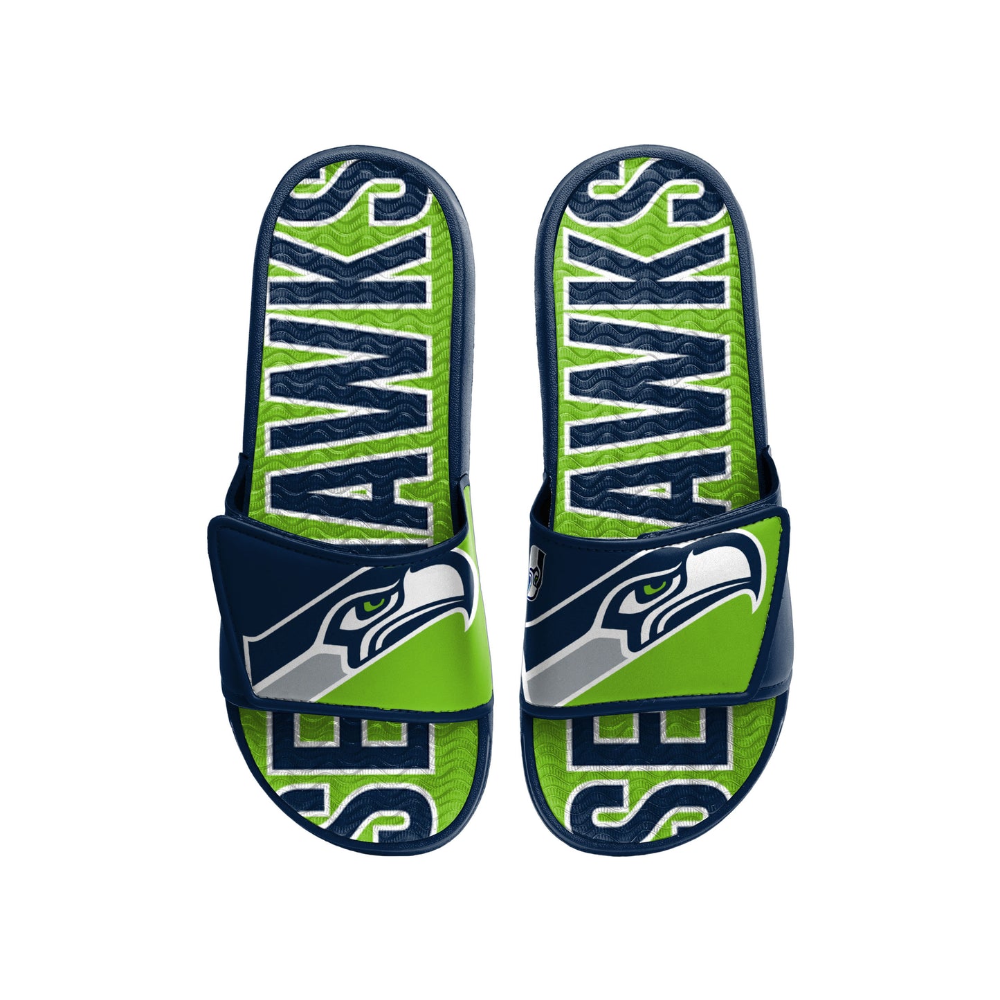 SEATTLE SEAHAWKS ZAPATILLAS DE GEL CON LOGO GRANDE PARA HOMBRE