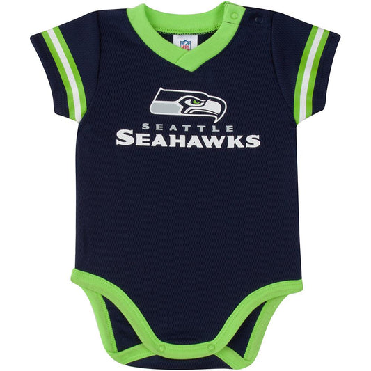 SEATTLE SEAHAWKS NEWBORN DAZZLE BODYSUIT