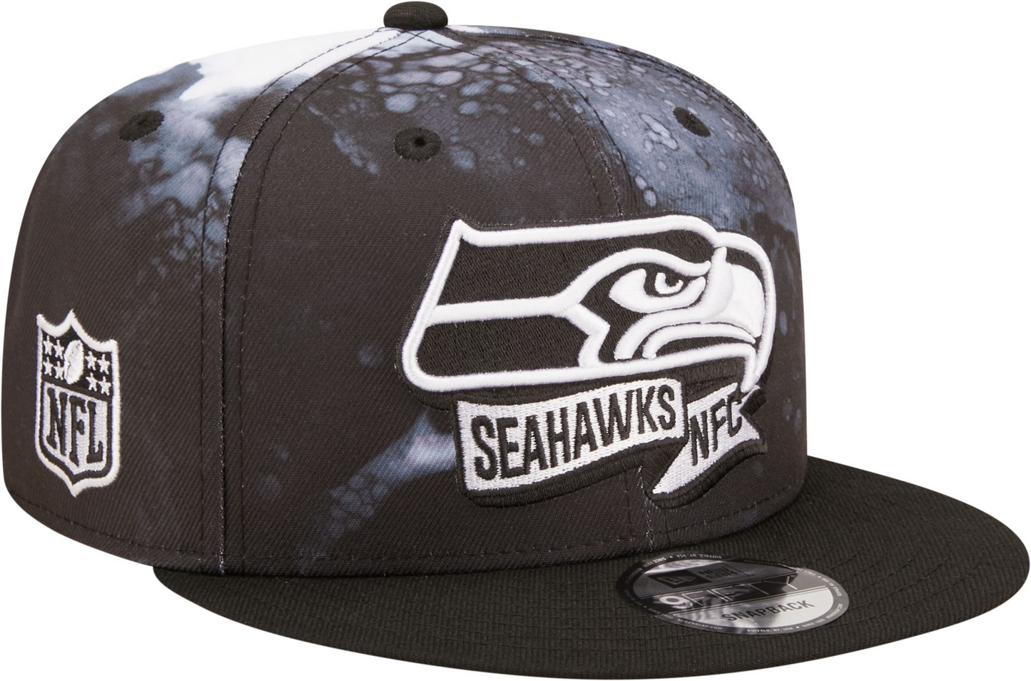 GORRA SEATTLE SEAHAWKS SIDELINE 9FIFTY SNAPBACK - TINTA NEGRA/BLANCO