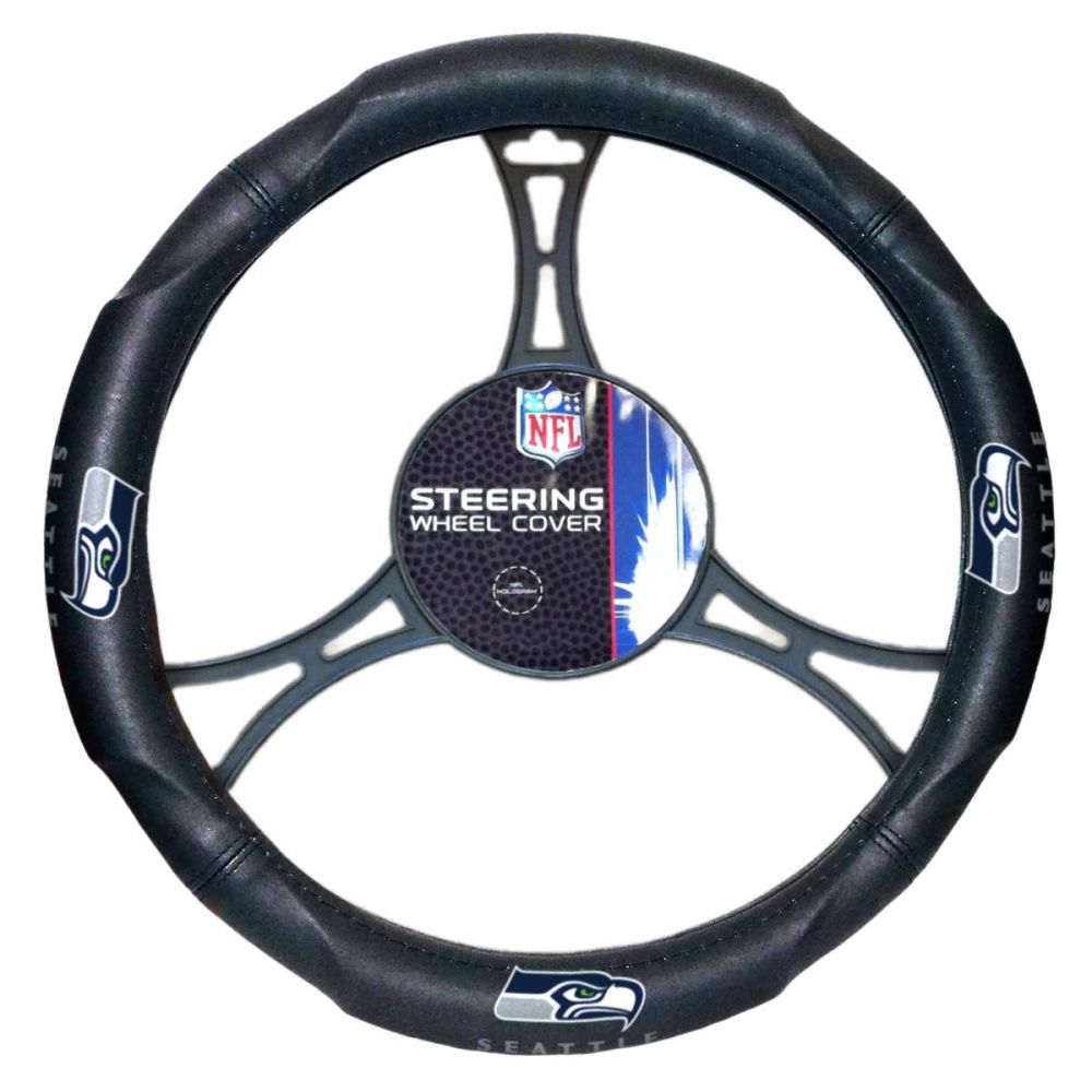SEATTLE SEAHAWKS STEERING WHEEL COVER