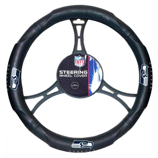 SEATTLE SEAHAWKS STEERING WHEEL COVER