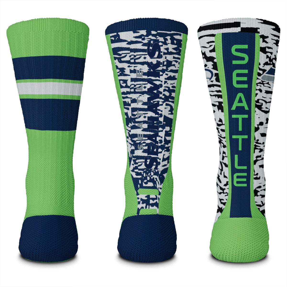 CALCETINES STIMULUS DE LOS SEAHAWKS DE SEATTLE