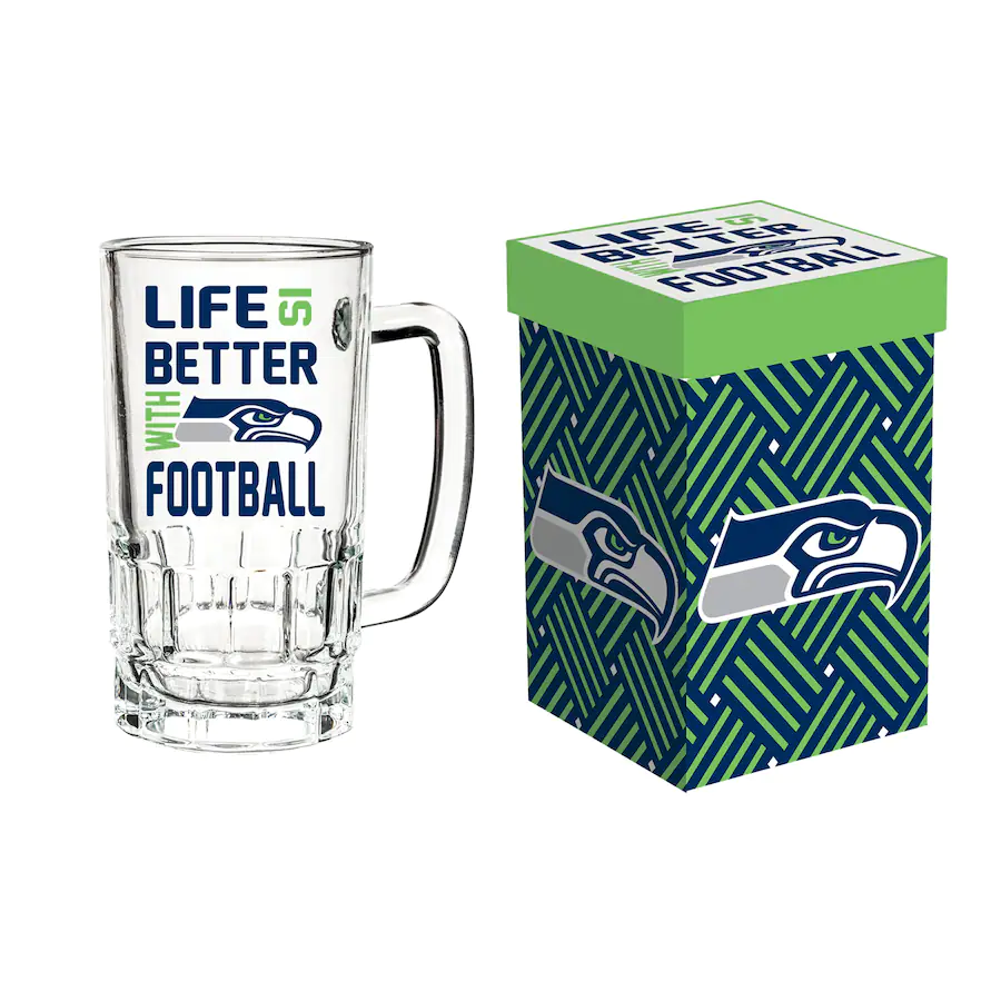 TAZA CON CAJA SEATTLE SEAHAWKS TANKARD