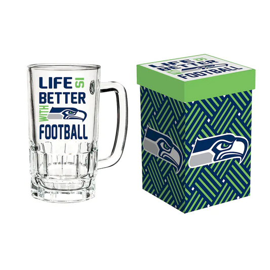 TAZA CON CAJA SEATTLE SEAHAWKS TANKARD