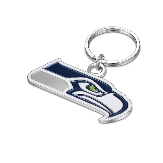 SEATTLE SEAHAWKS TEAM LOGO KEYCHAIN