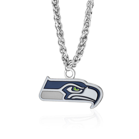 SEATTLE SEAHAWKS TEAM LOGO NECKLACE