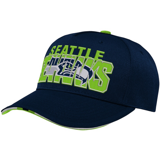 SEATTLE SEAHAWKS YOUTH ON TREND PRECURVED SNAP