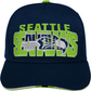 SEATTLE SEAHAWKS YOUTH ON TREND PRECURVED SNAP