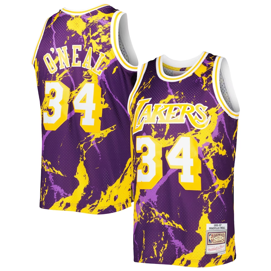 SHAQUILLE O'NEAL MEN'S LOS ANGELES LAKERS MITCHELL & NESS SWINGMAN