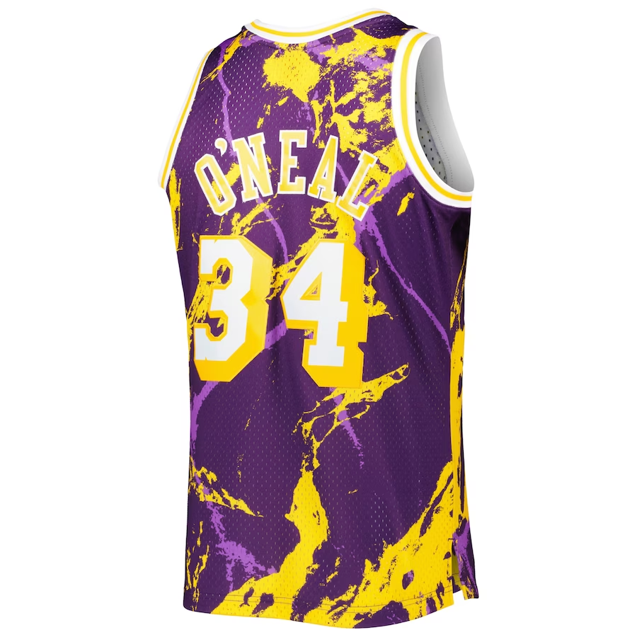 CAMISETA SHAQUILLE O'NEAL HOMBRE LOS ANGELES LAKERS MITCHELL &amp; NESS SWINGMAN - MÁRMOL