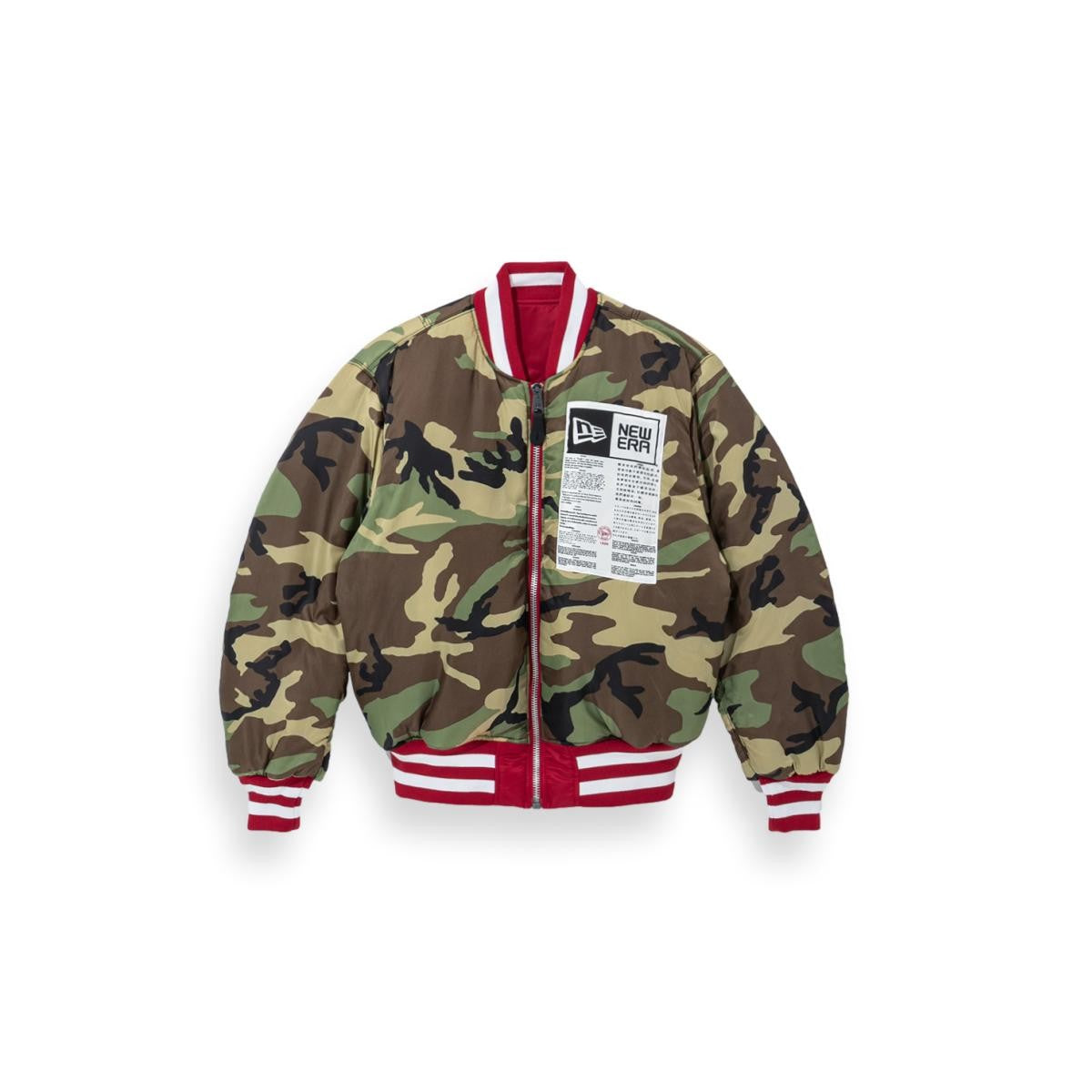 ATLANTA BRAVES X ALPHA X NEW ERA MA-1 BOMBER JACKET