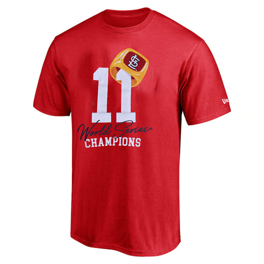 ST.LOUIS CARDINALS MEN'S COUNT THE RINGS T-SHIRT