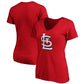 CAMISETA LOGO OFICIAL DE MUJER ST.LOUIS CARDINALS