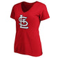 CAMISETA LOGO OFICIAL DE MUJER ST.LOUIS CARDINALS