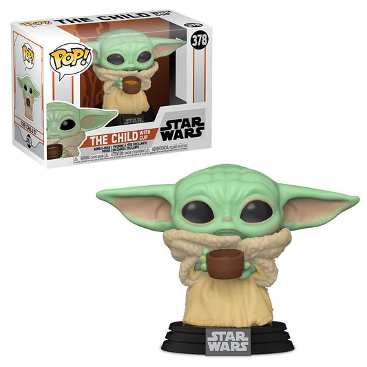 STAR WARS MANDALORIAN-THE CHILD WITH CUP FUNKO POP