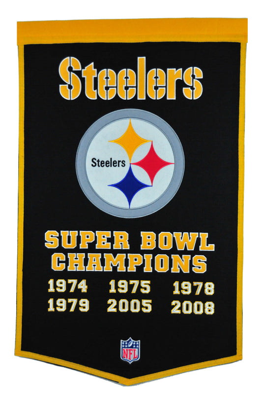 PITTSBURGH STEELERS DYNASTY BANNER