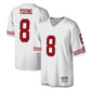 STEVE YOUNG MEN'S 1990 WHITE MITCHELL & NESS PREMIER JERSEY