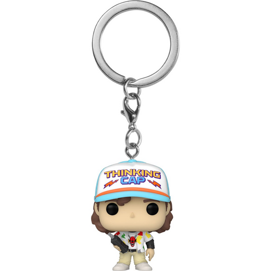 ¡FUNKO POP! STRANGER THINGS TEMPORADA 4 - ¡DUSTIN POCKET POP! LLAVERO