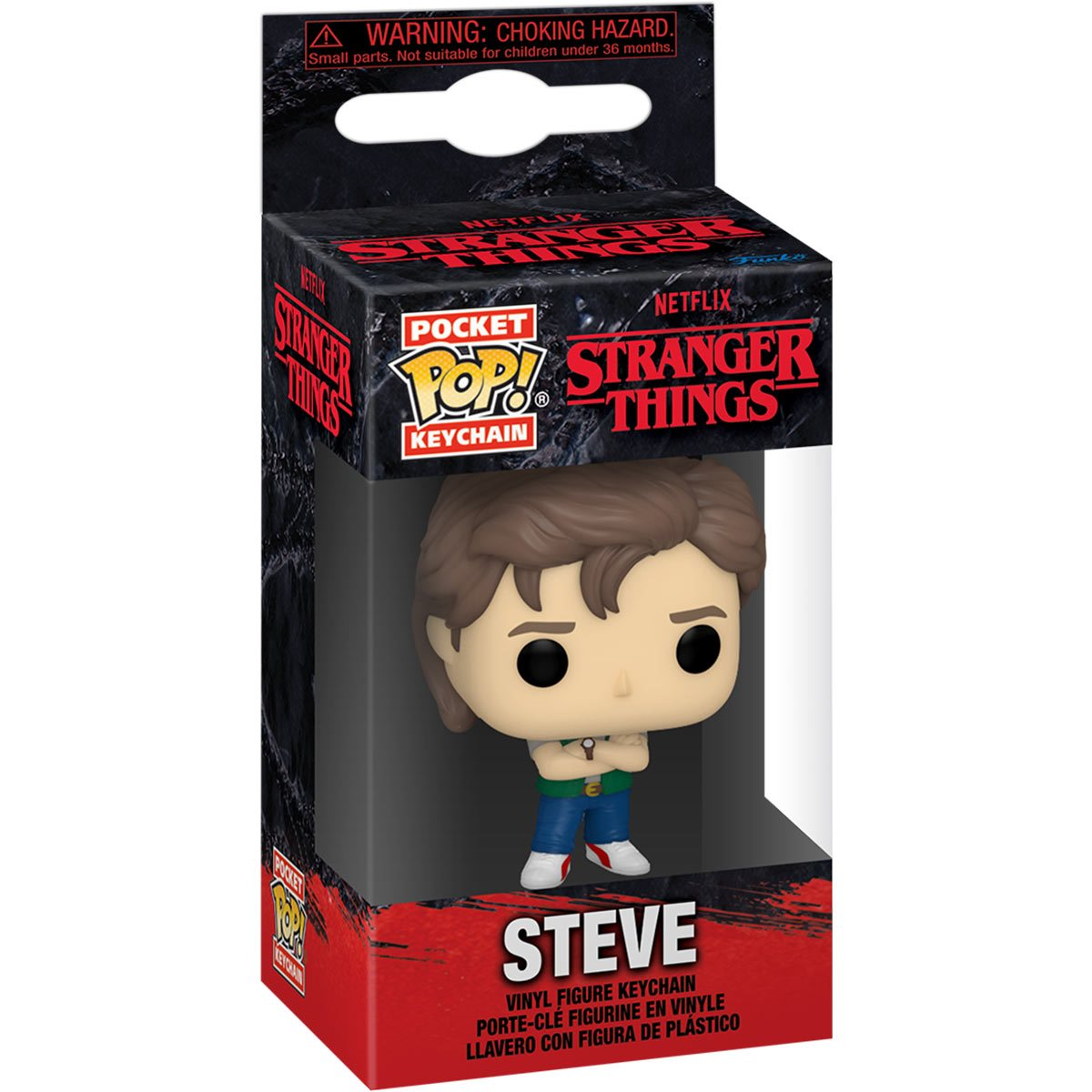 ¡FUNKO POP! COSAS EXTRAÑAS TEMPORADA 4 - STEVE POCKET POP! LLAVERO