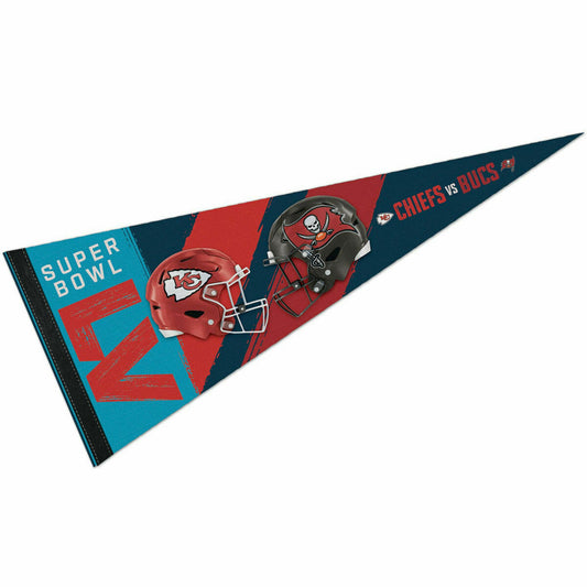 SUPER BOWL LV DUELING PENNANT